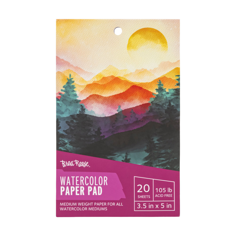 Brea Reese Watercolor Paper Pad, 3" x 5",