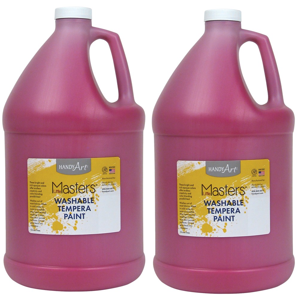 Little Masters® Washable Tempera Paint, 128 Oz, Magenta,