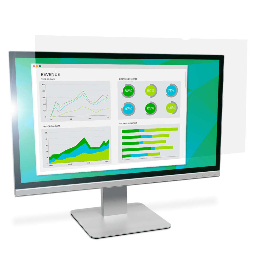 3M™ Anti-Glare Screen Filter for Monitors, 23" Widescreen