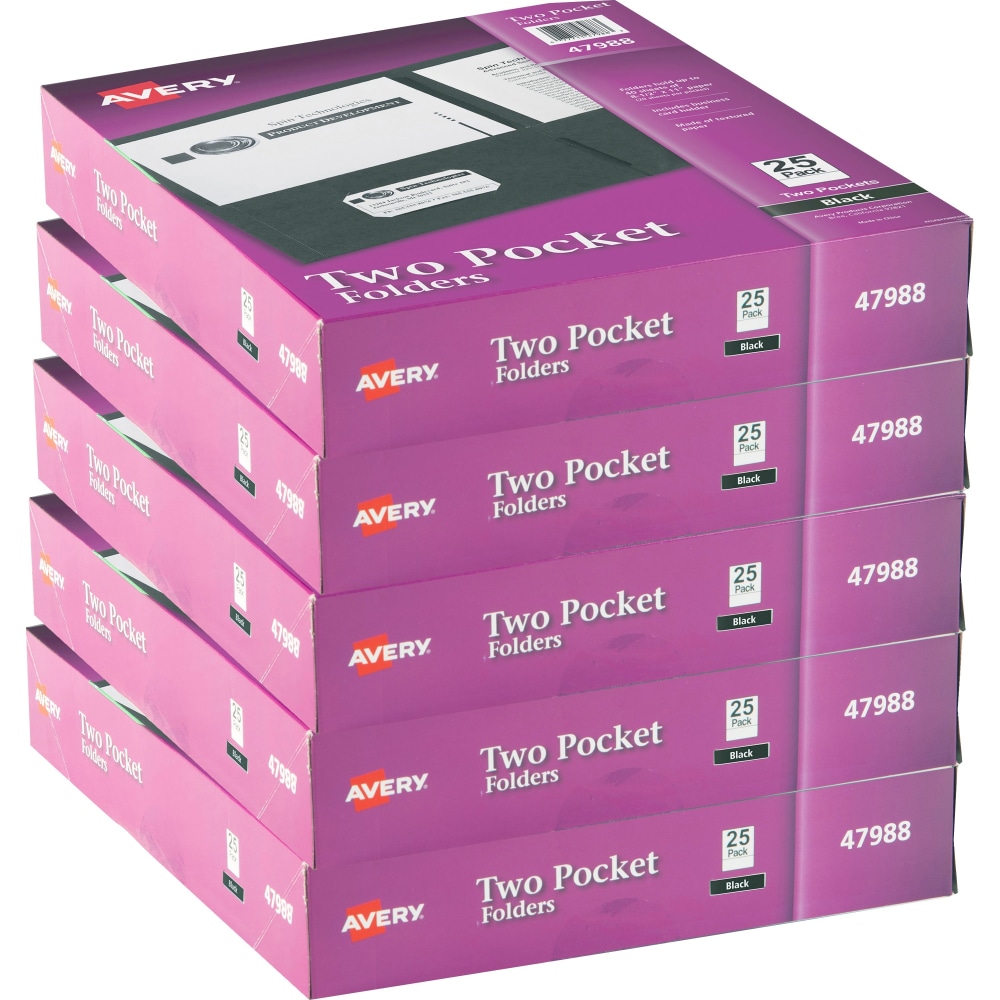 Avery® Letter Pocket Folder - 8 1/2" x