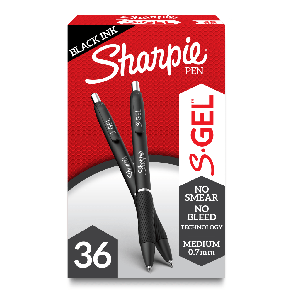Sharpie S Gel Pens, Medium Point, 0.7 mm,