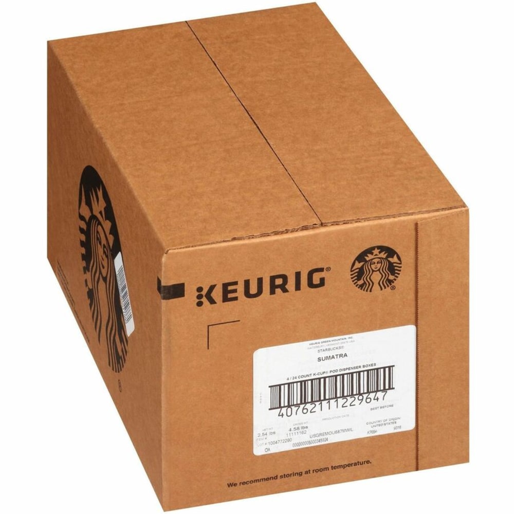 Starbucks K-Cup Sumatra Blend Coffee - Dark -