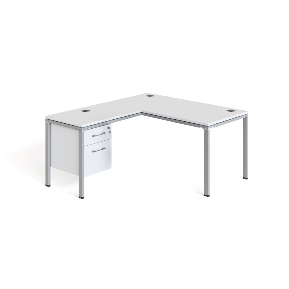 Boss Office Products Simple System Workstation L-Desk With