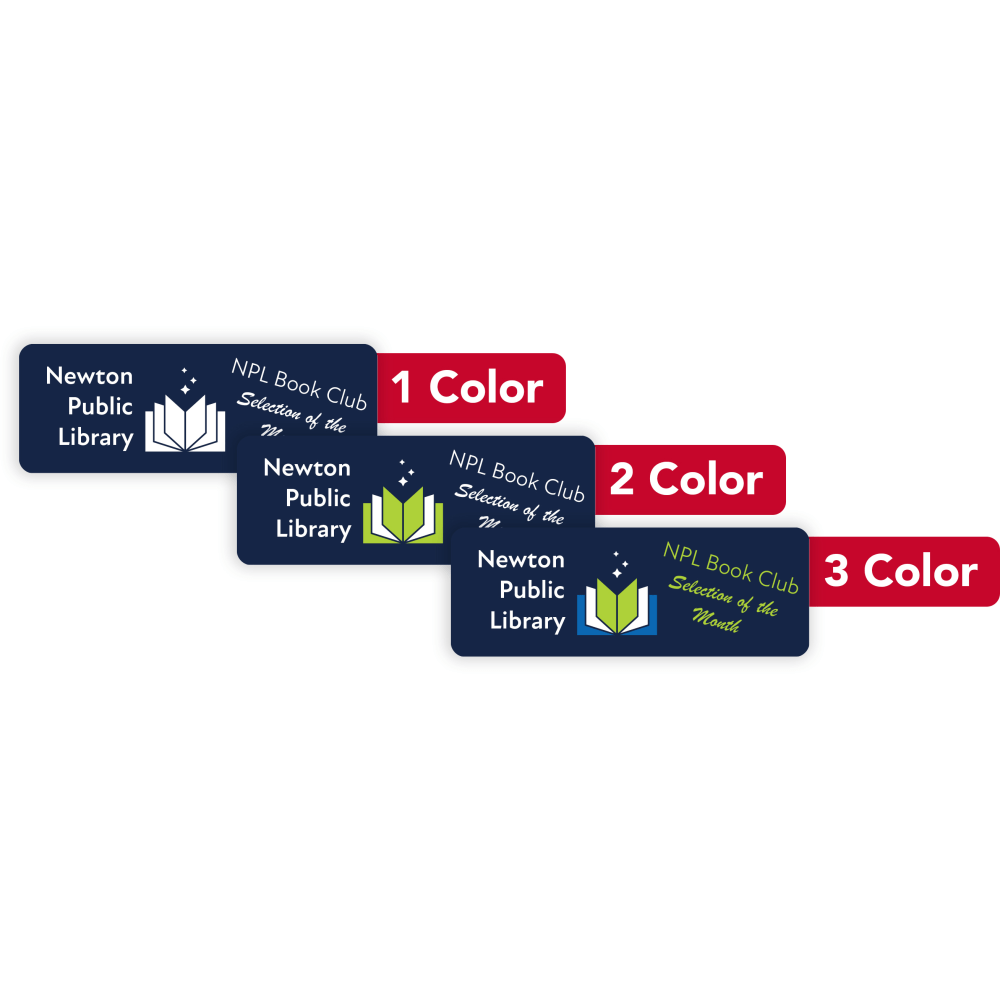 Custom 1, 2 Or 3 Color Printed Labels/Stickers,