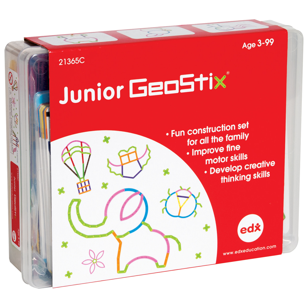 Learning Advantage Edx Education Junior GeoStix 230 Piece