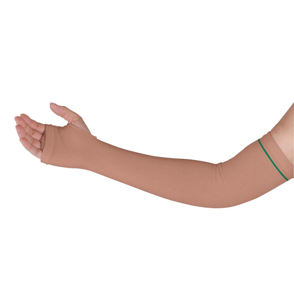 Medline Protective Arm Sleeves, 16 1/2"H, Tan, Pack