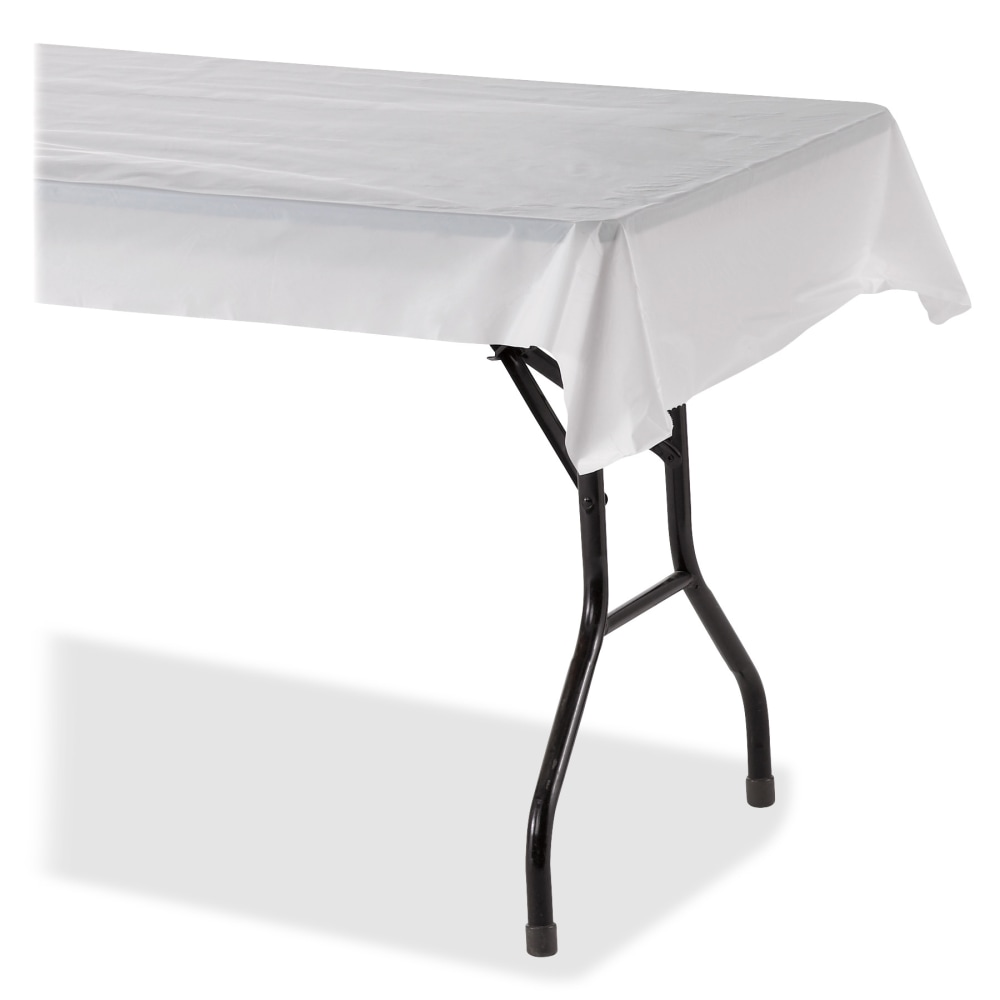 Genuine Joe Banquet-size Plastic Tablecover - 300 ft