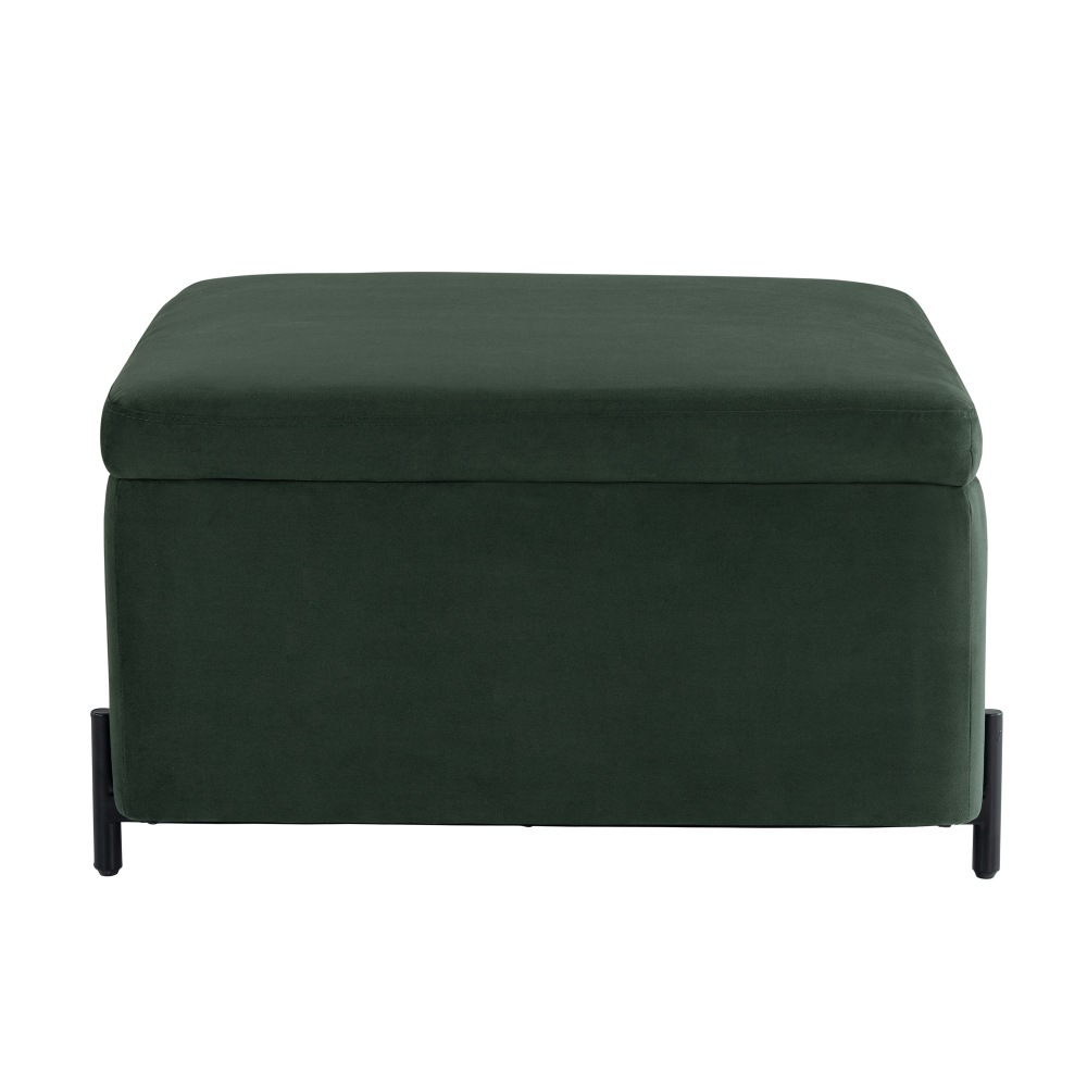 Lifestyle Solutions Kansas Large Storage Ottoman, 31.1"W x
