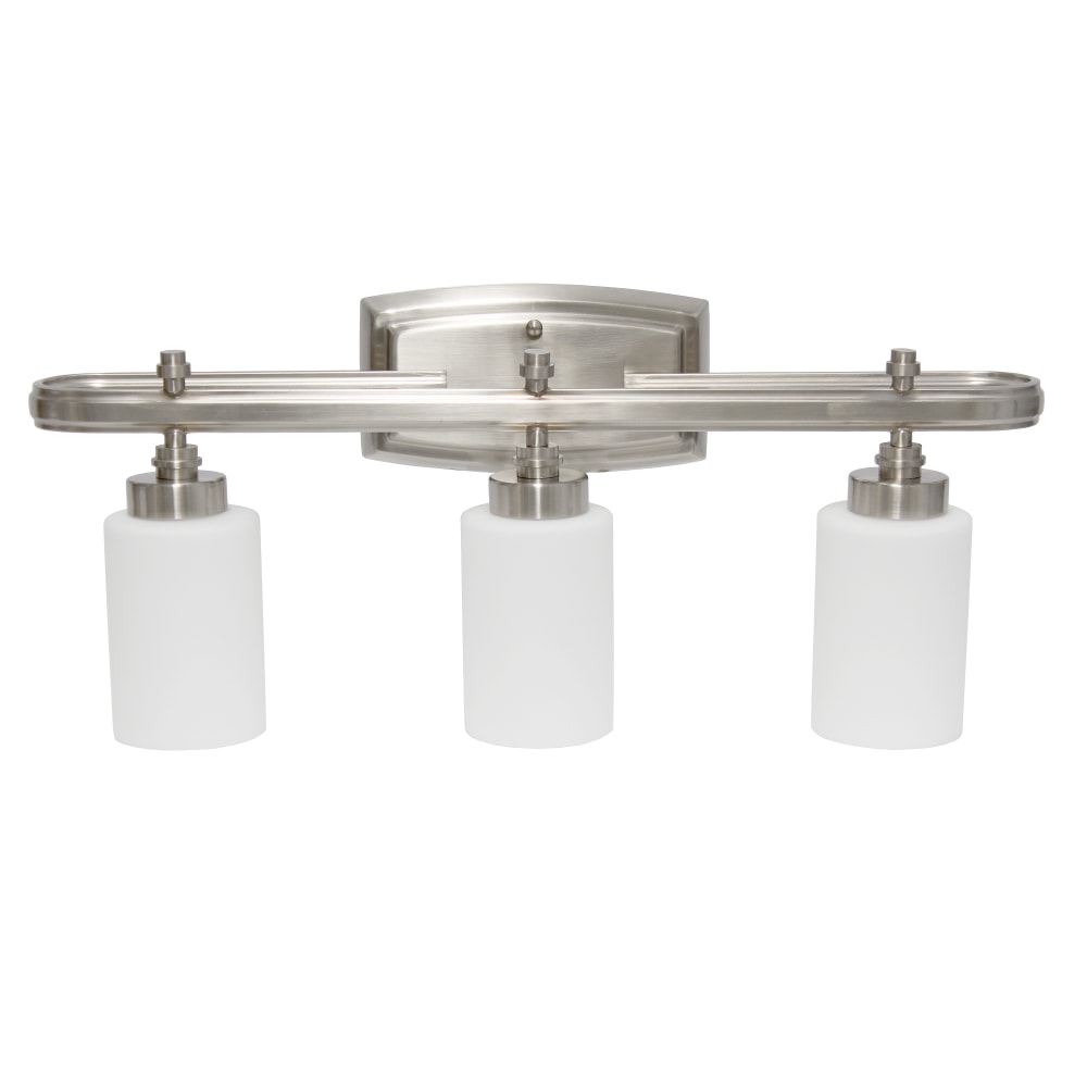 Lalia Home Essentix Contemporary 3-Light Vanity, 5-1/2"W,