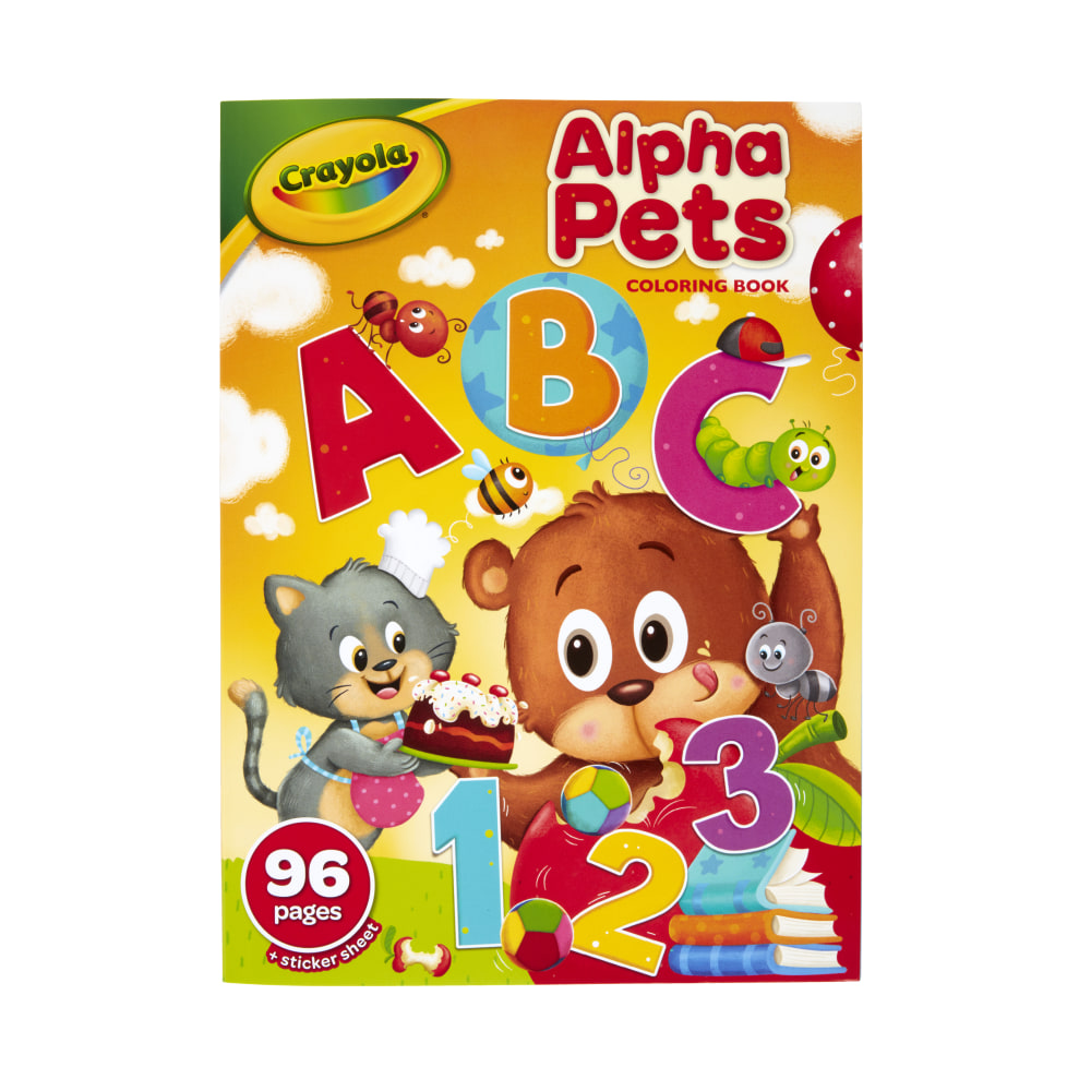 Crayola® 96-Page Alpha Pets Coloring Book