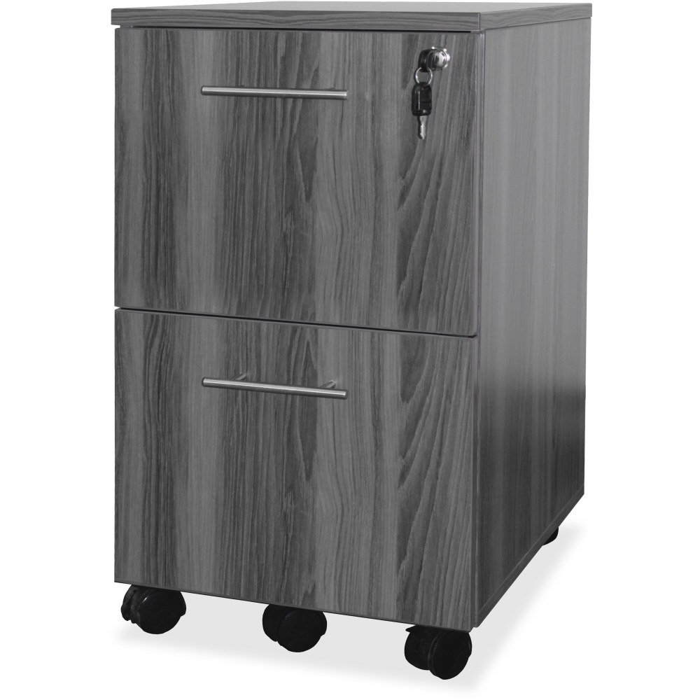 Mayline Gray Laminate File/File Mobile Pedestal File -
