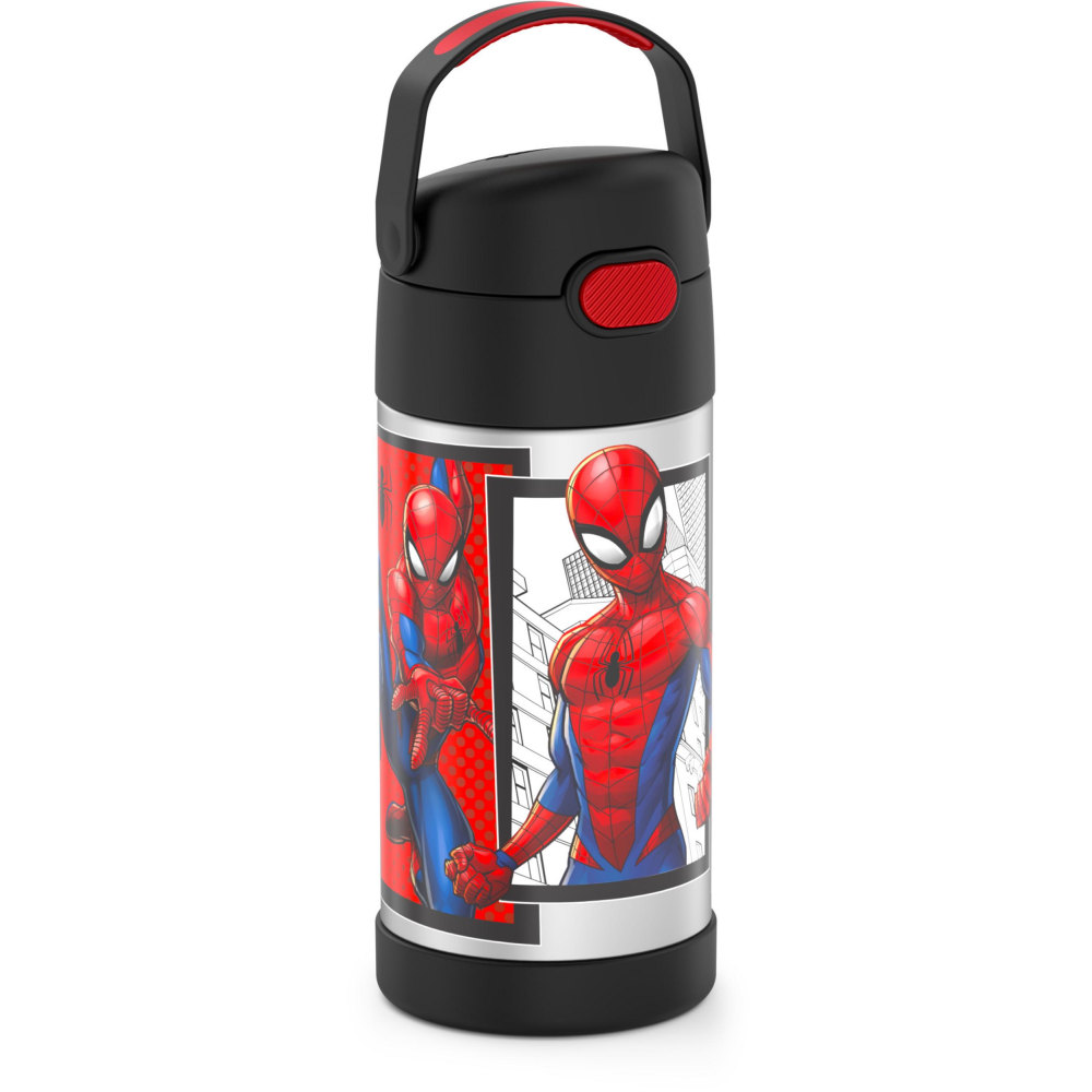 Thermos® Stainless-Steel Funtainer Bottle, 12 Oz, Spider-Man