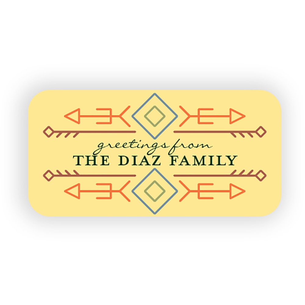 Custom Full-Color Printed Labels And Stickers, Rectangle, 3/4”