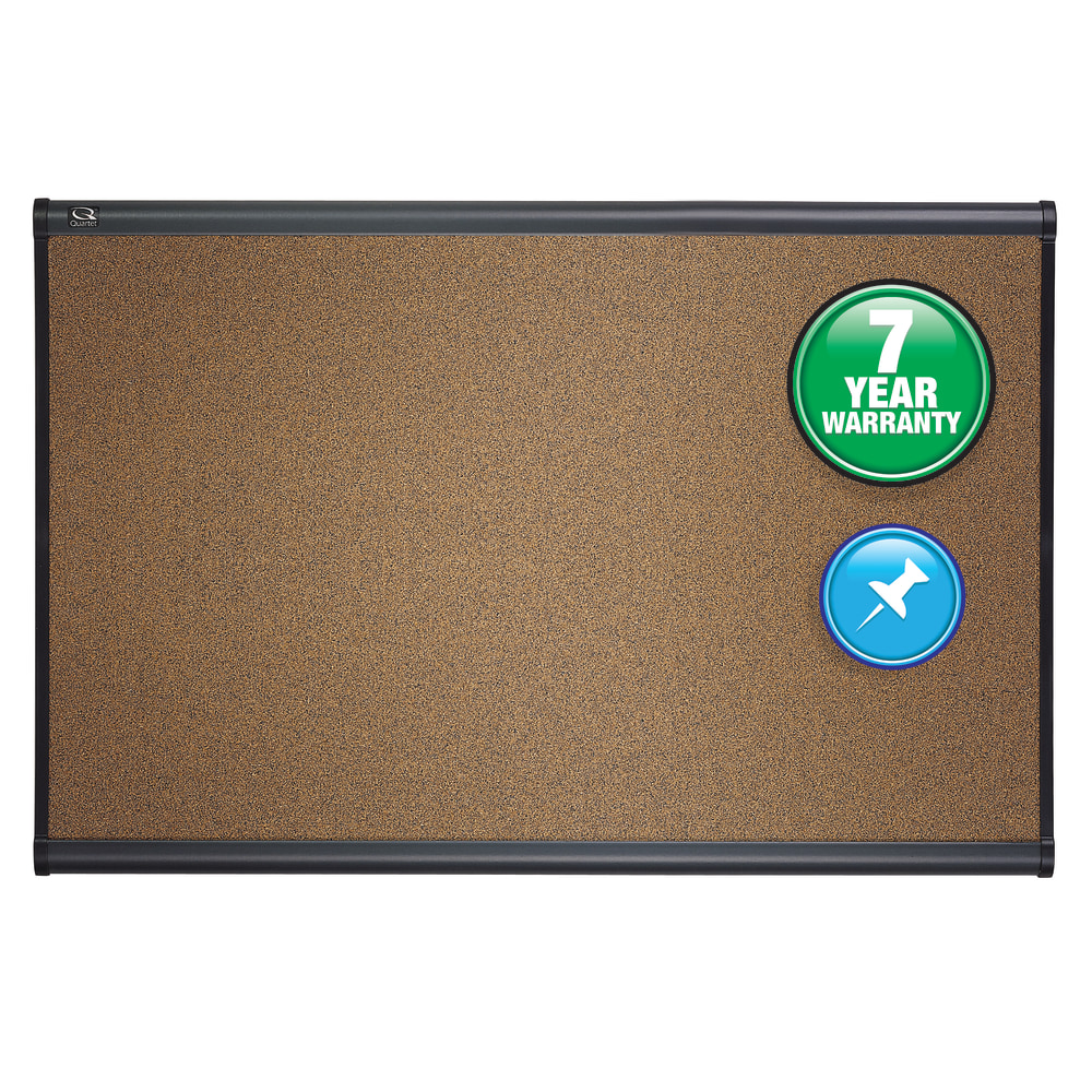 Quartet® Select Prestige™ Color Cork Bulletin Board, 24"