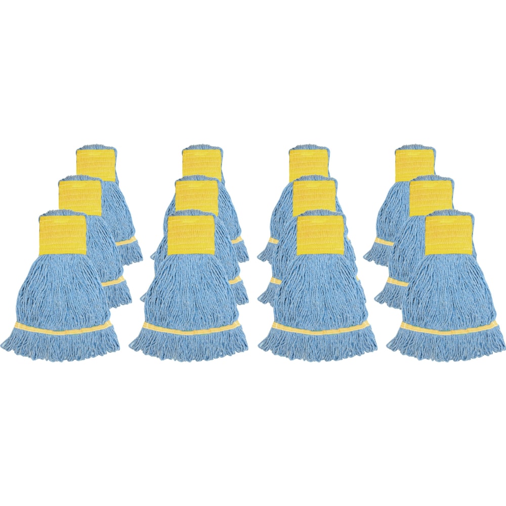 Genuine Joe Wide Band Small Mophead - Rayon,