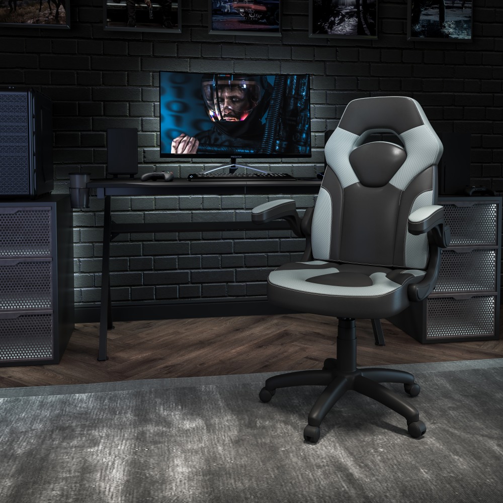 Flash Furniture X10 Ergonomic LeatherSoft™ Faux Leather High-Back