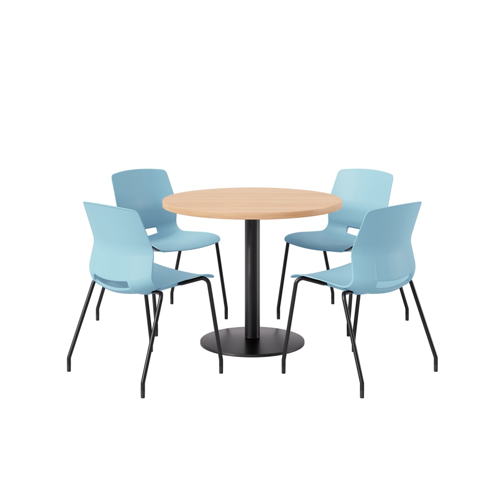 KFI Studios Midtown Pedestal Round Standard Height Table
