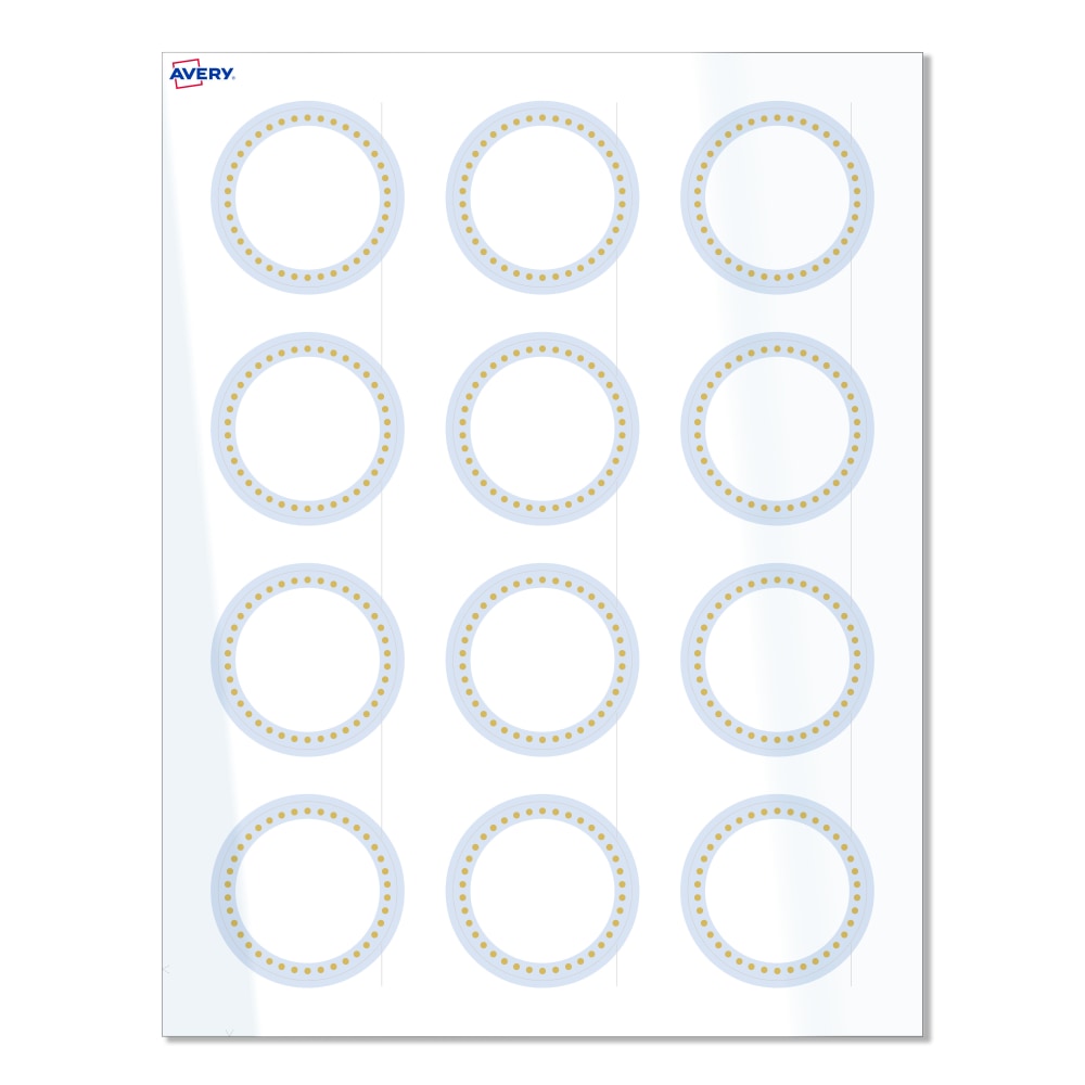 Avery® Print-To-The-Edge Labels With Sure Feed® Technology,