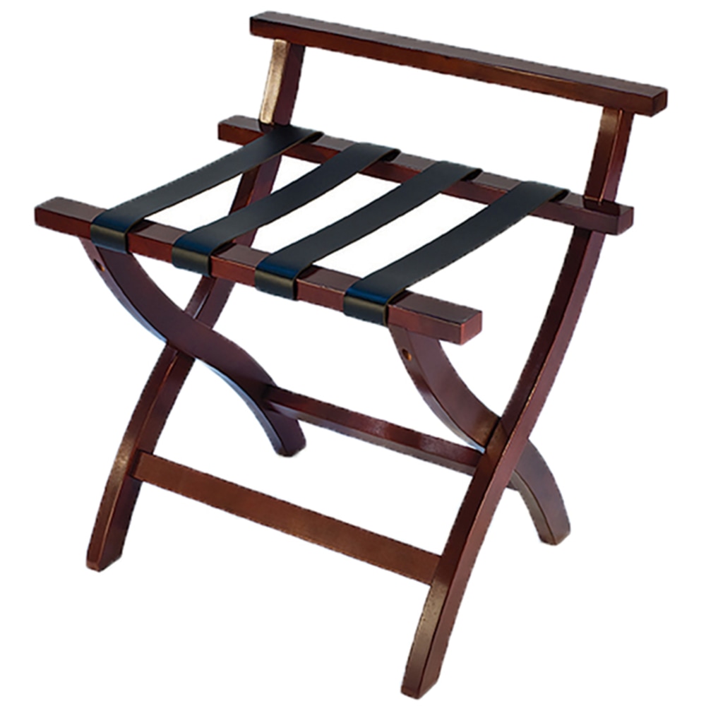 CSL Premier Wood High-Back Luggage Rack, 24"H x
