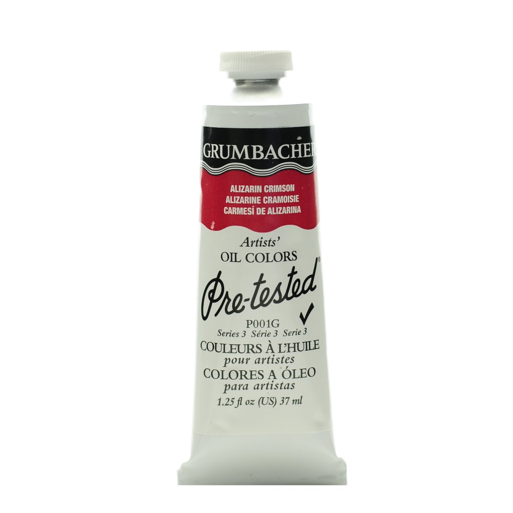 Grumbacher P001 Pre-Tested Artists&#x27; Oil Colors, 1.25 Oz,
