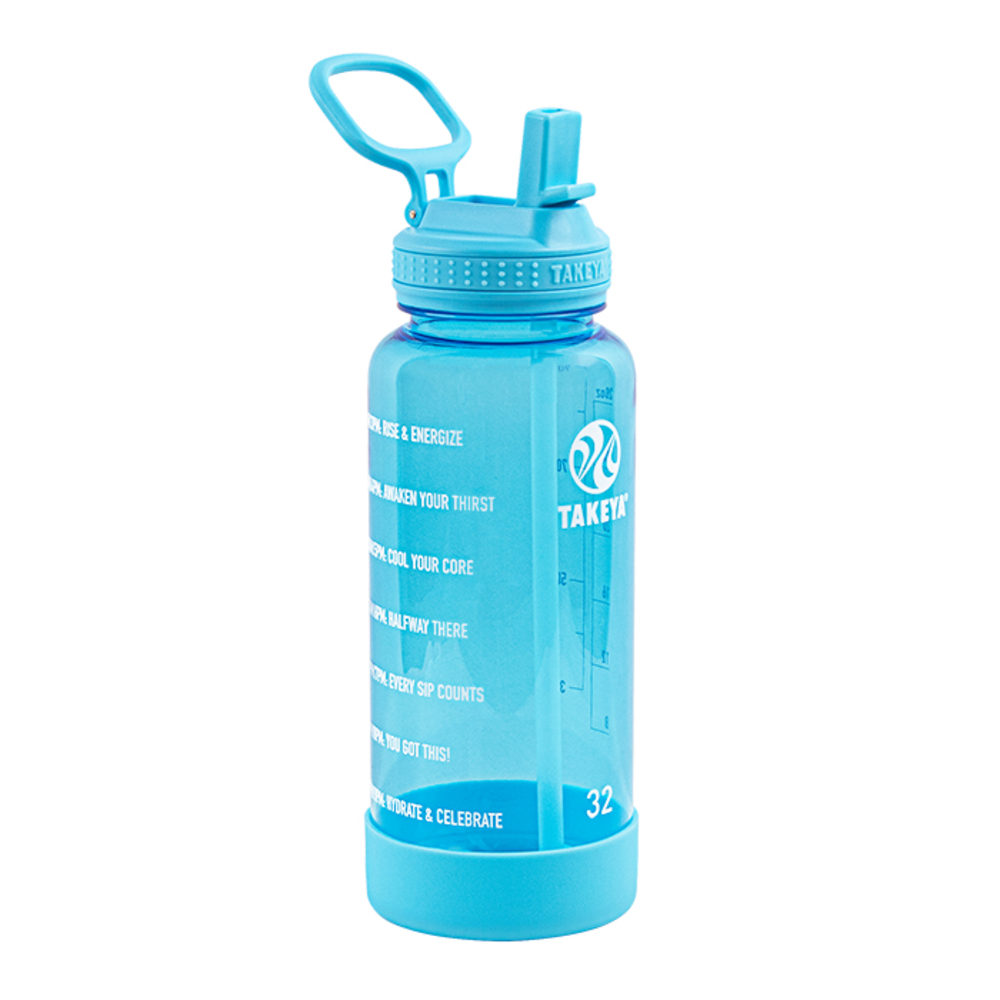 Takeya Tritan™ Motivational Water Bottle, 32 Oz, Breezy