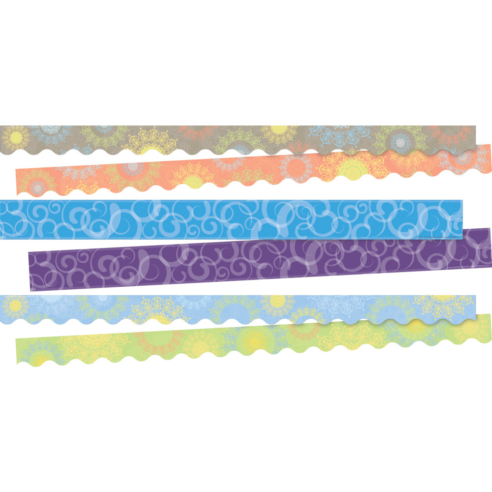 Barker Creek Double-Sided Border Strips, Calming Colors, Set