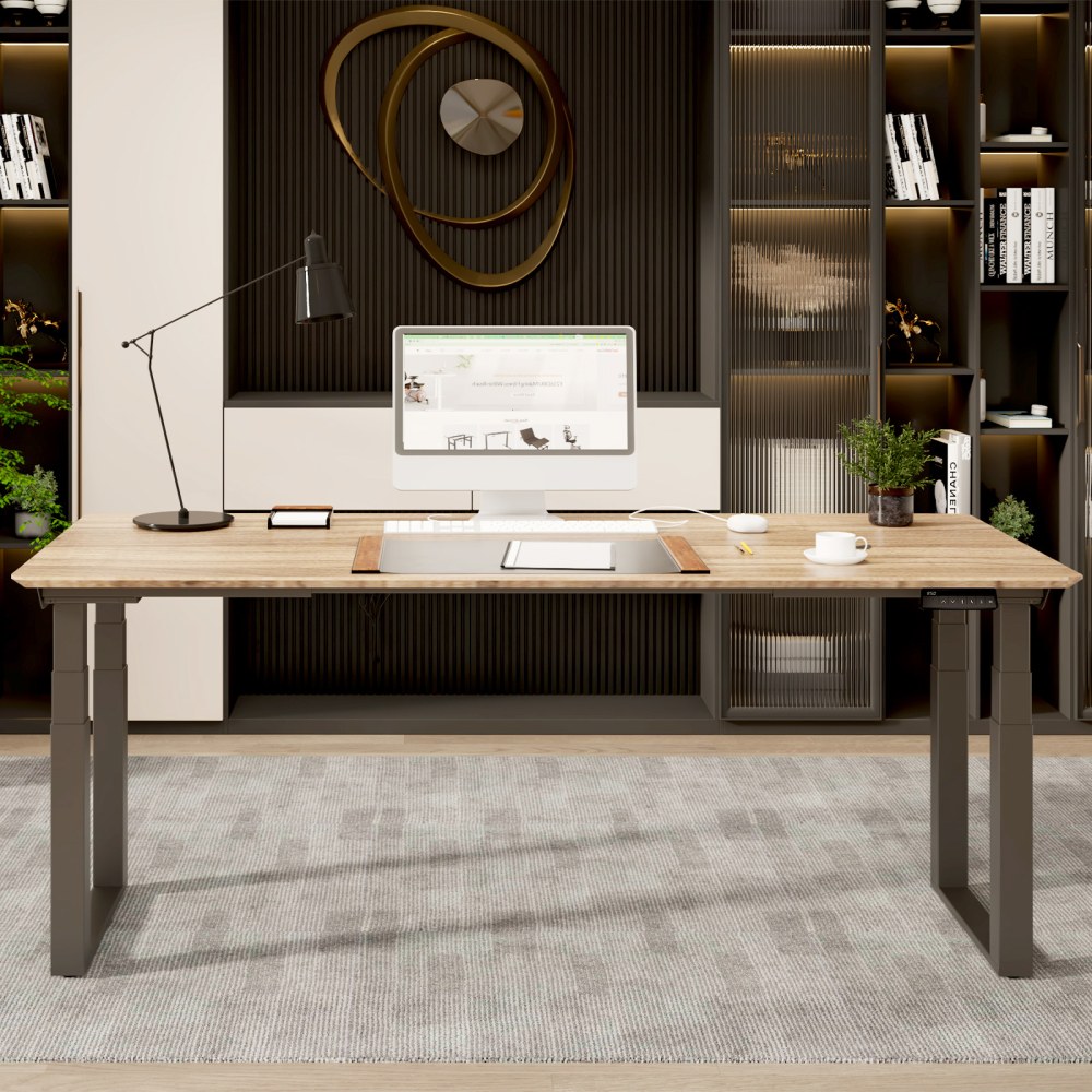 FlexiSpot E7Q Electric 72"W Height-Adjustable Standing Desk,