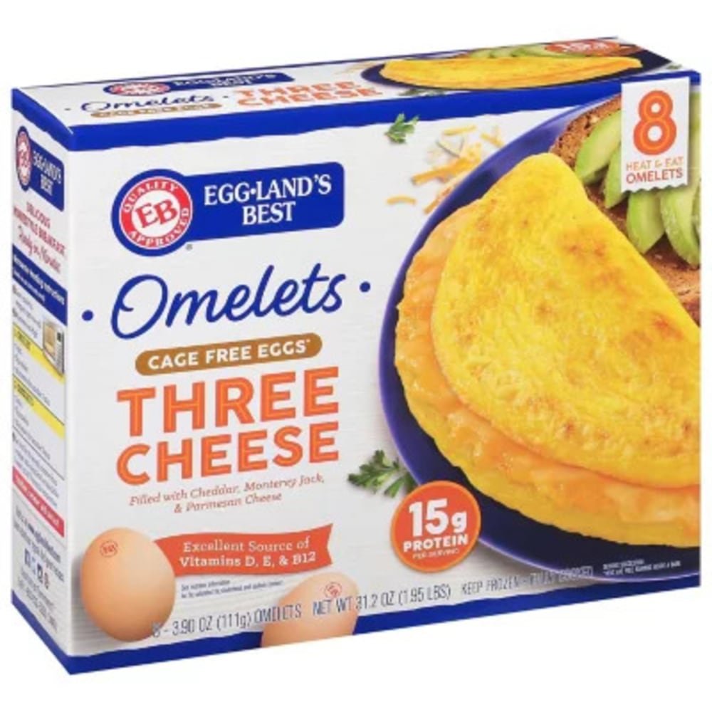 Eggland&#x27;s Best 3 Cheese Cage-Free Omelets, 3.9 Oz,
