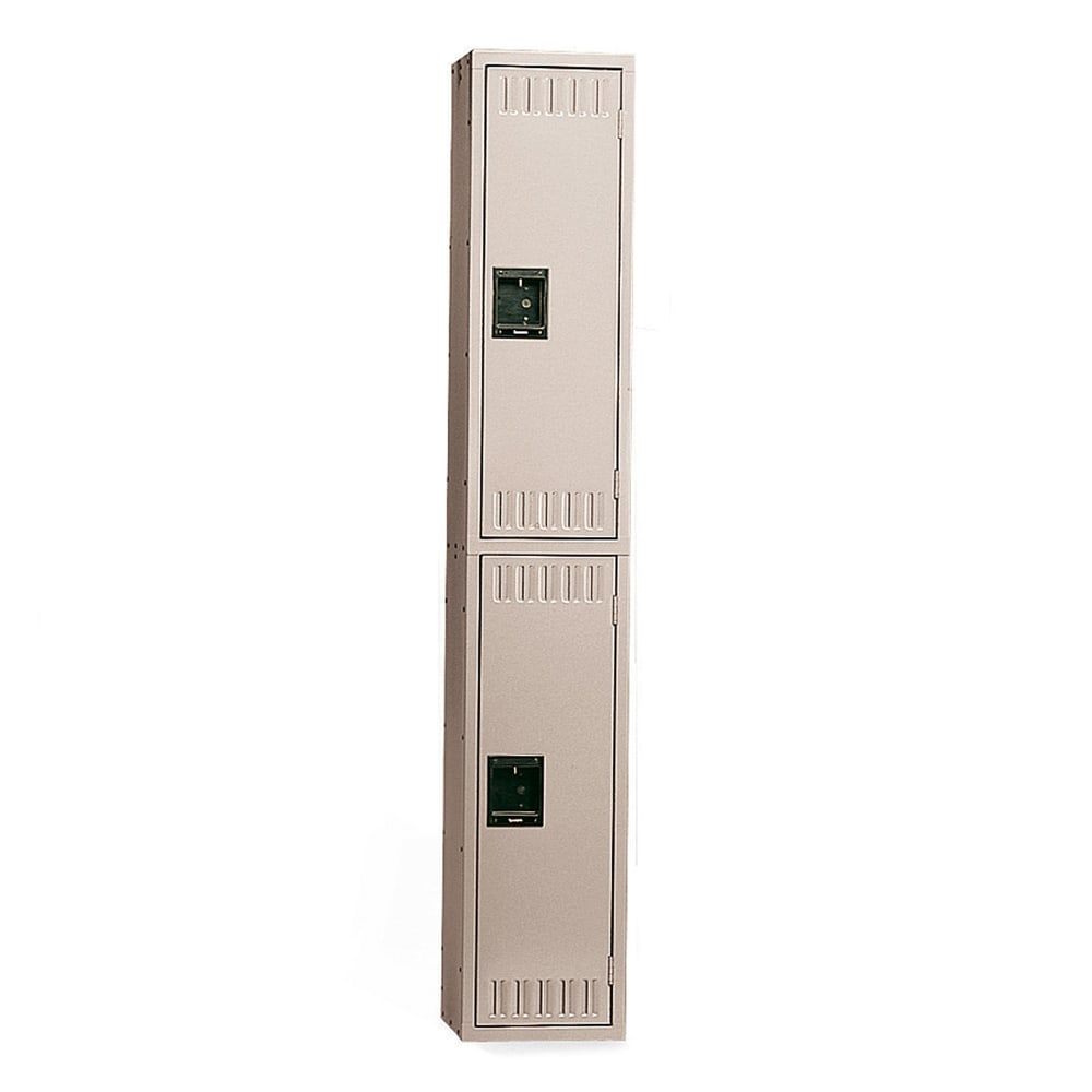 Tennsco Double-Tier Locker, 1 Wide, 72"H x 12"W