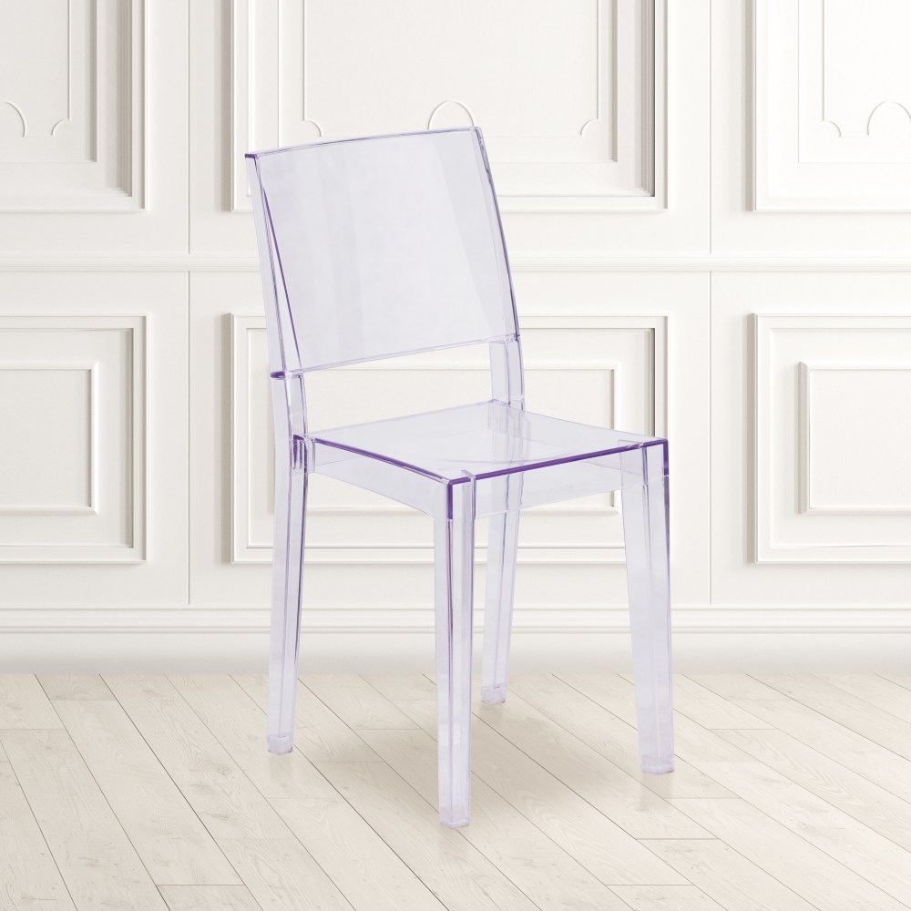 Flash Furniture Phantom Series Polycarbonate Stacking Side Chair,