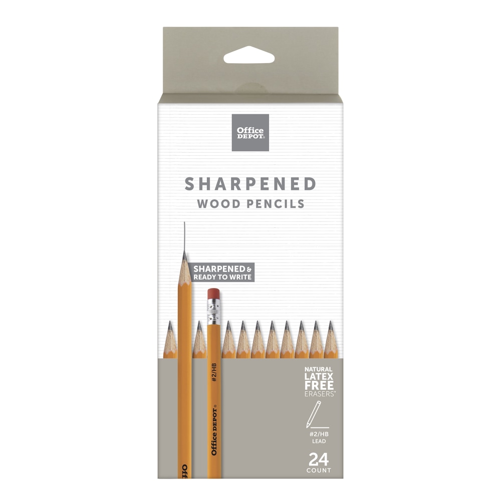 Office Depot® Brand Presharpened Wood Pencils, #2 Medium