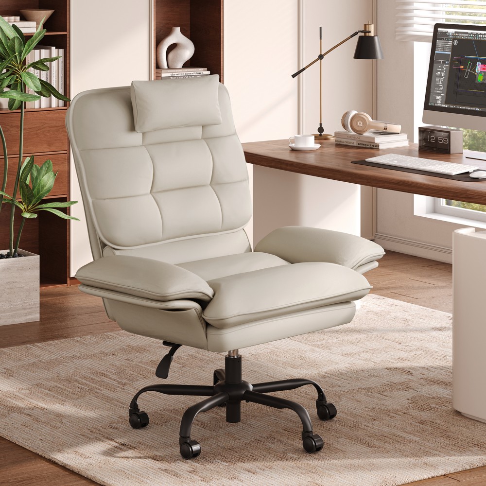 Bestier Ergonomic PU Leather High-Back Swivel Executive Office