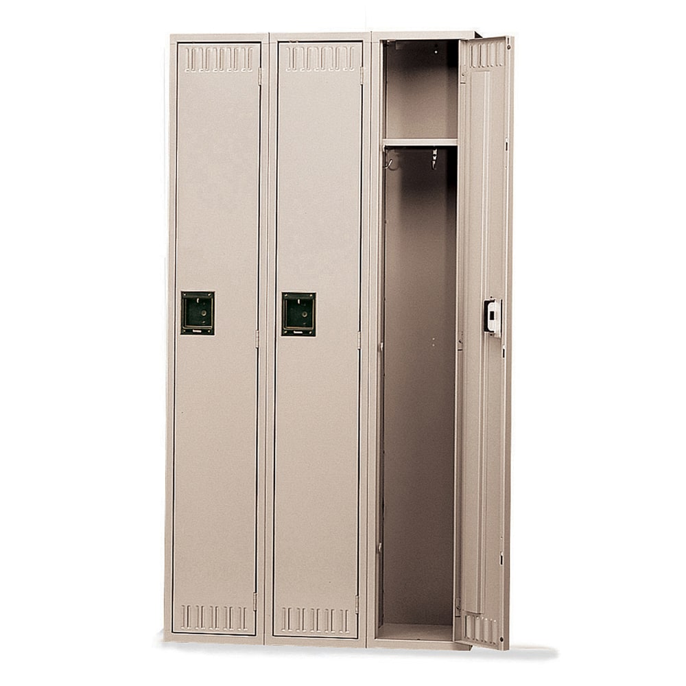 Tennsco Single-Tier Locker, 3-Wide, 72"H x 36"W x