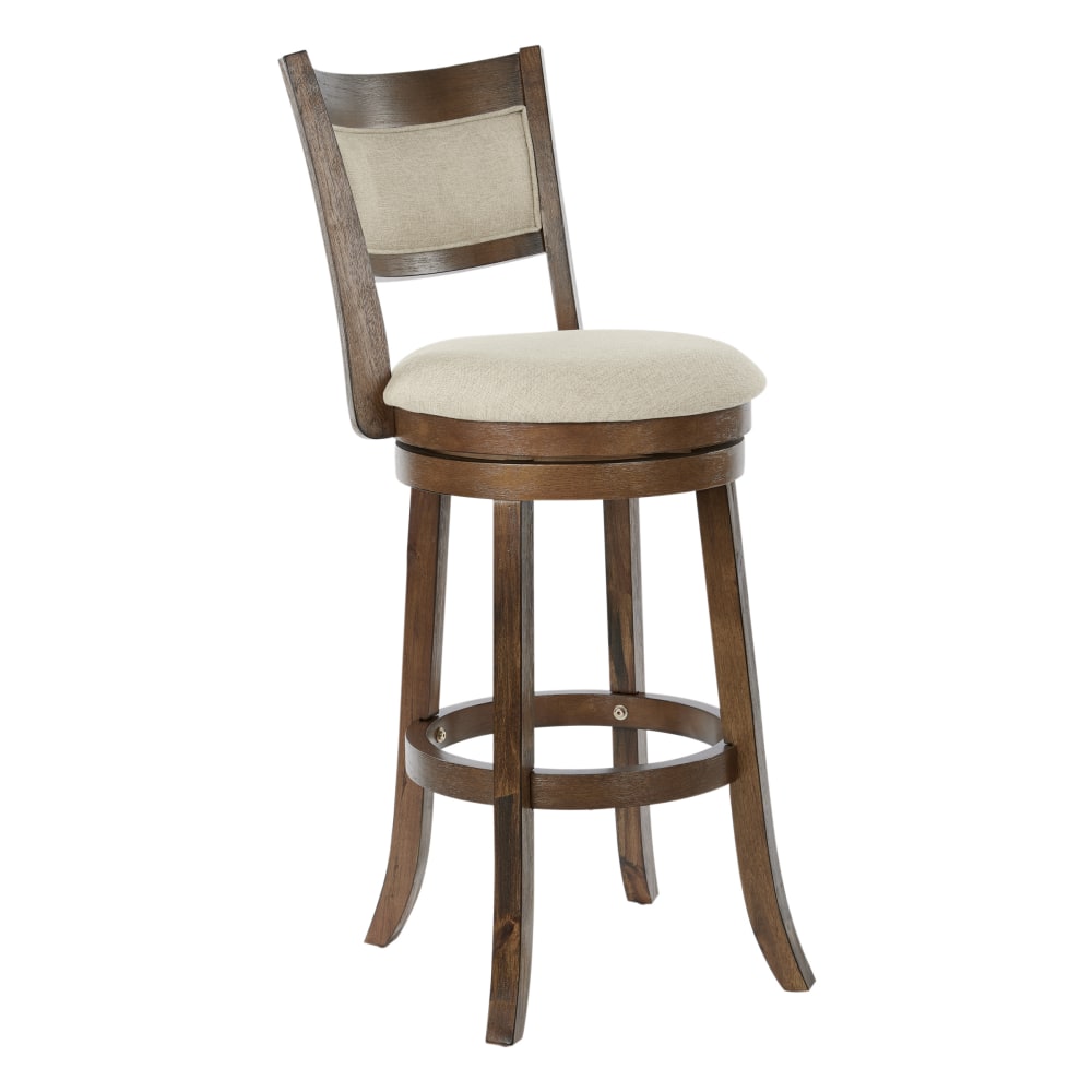 Office Star Fabric Swivel Counter Height Stool With