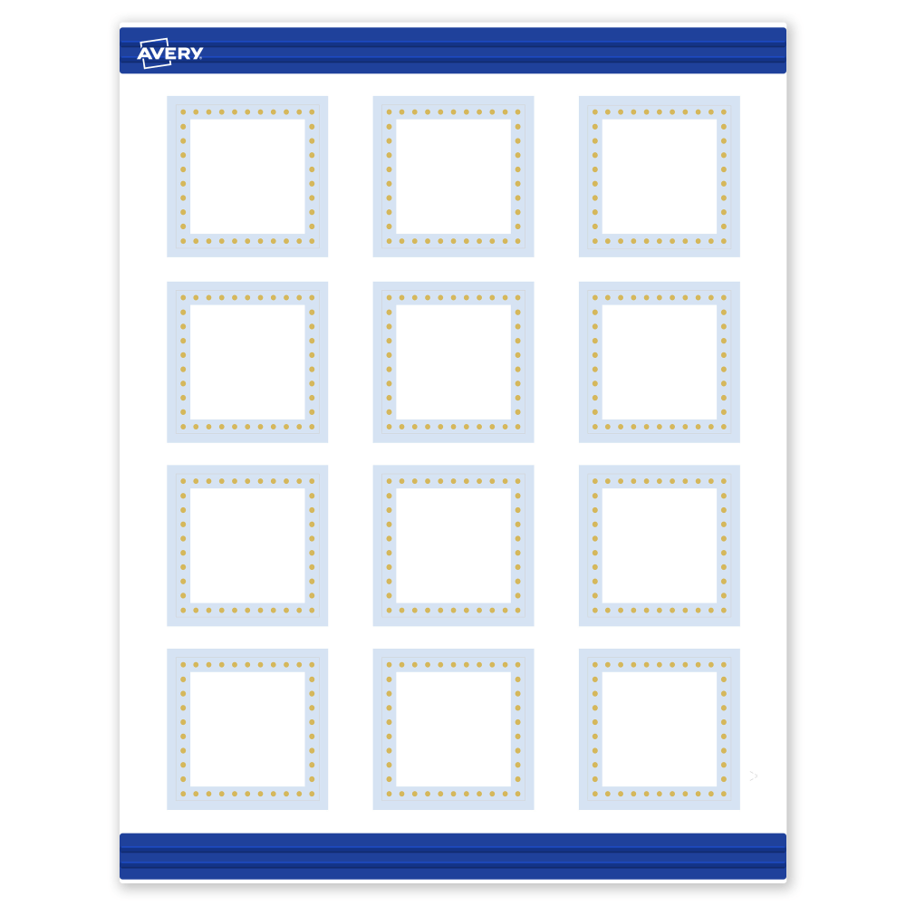 Avery® Printable Cards With Sure Feed® Technology, 2"
