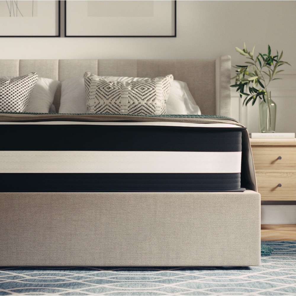 Flash Furniture Capri Comfortable Sleep 12" Foam And