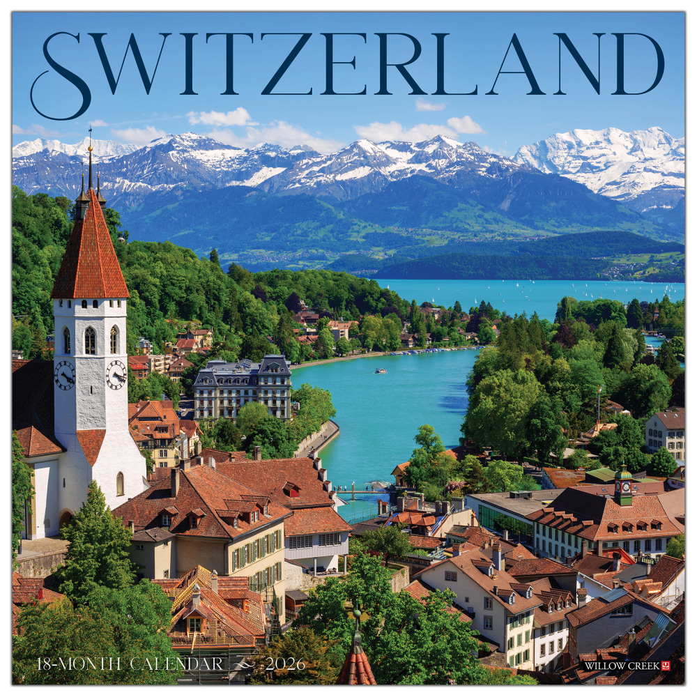 2026 Willow Creek Press Scenic Monthly Wall Calendar,