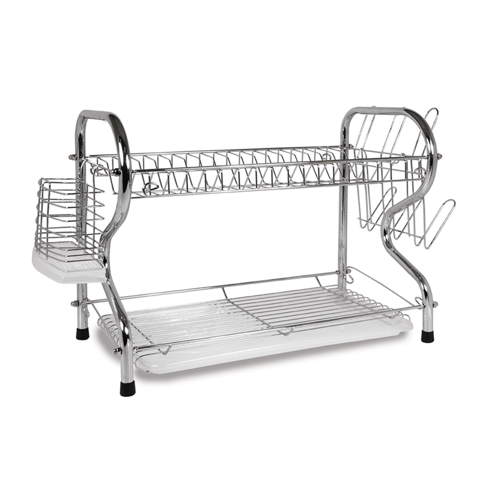 Better Chef 2-Level Dish Rack, 16", Chrome