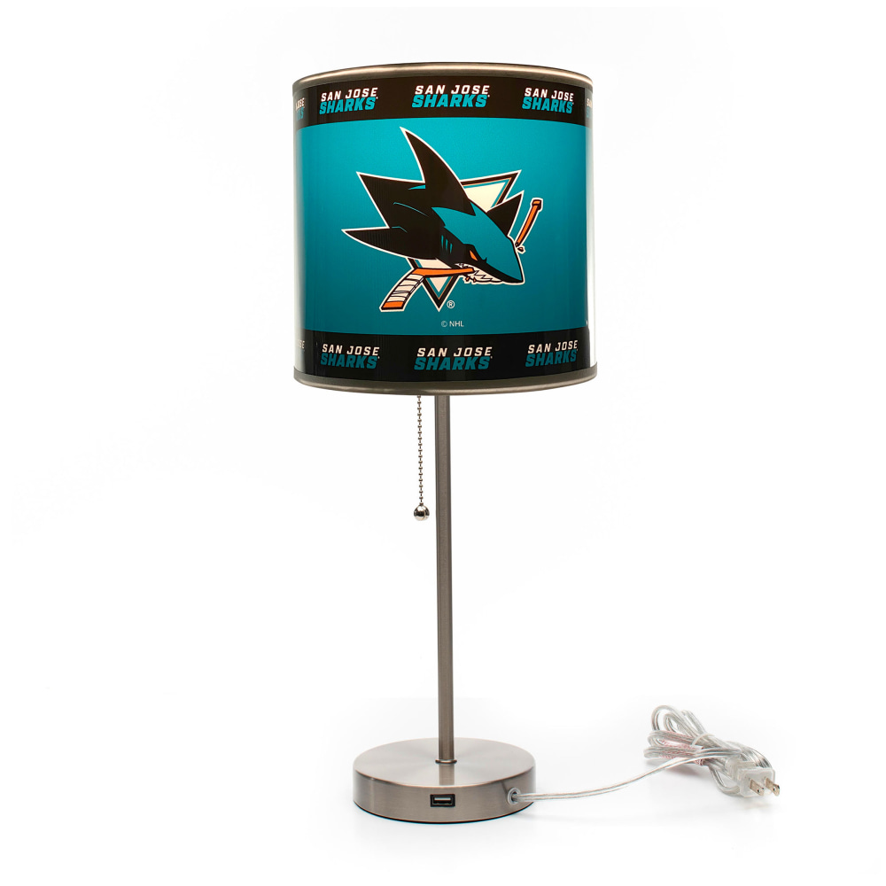 Imperial NHL Table Lamp, 19"H, San Jose Sharks