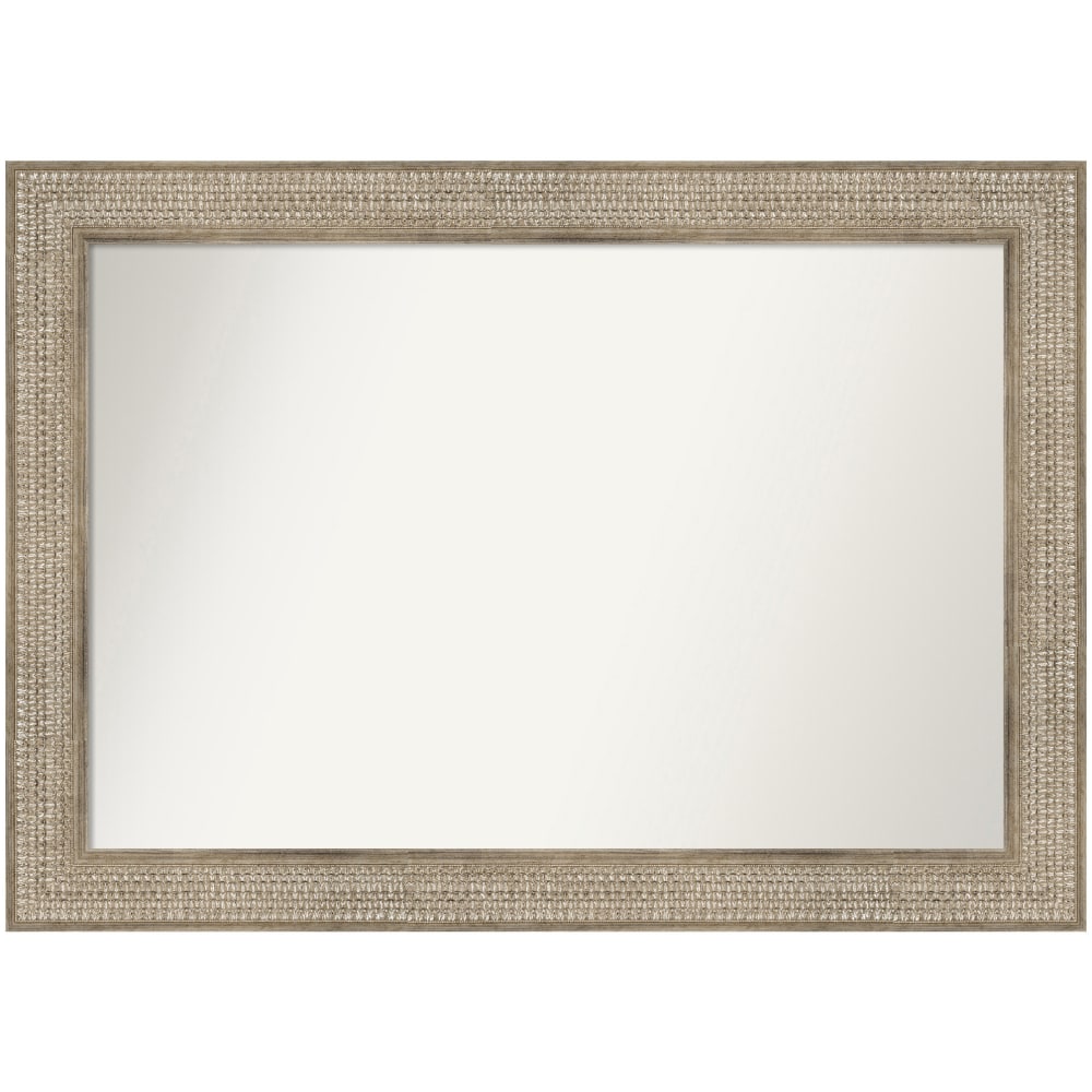 Amanti Art Non-Beveled Rectangle Wood Framed Bathroom Wall