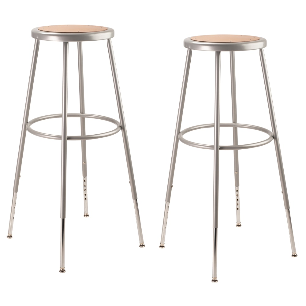 National Public Seating Adjustable Hardboard Science Stools,