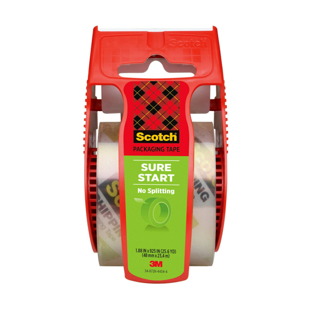 Scotch Sure Start Easy Unwind Packaging Tape, 22.20