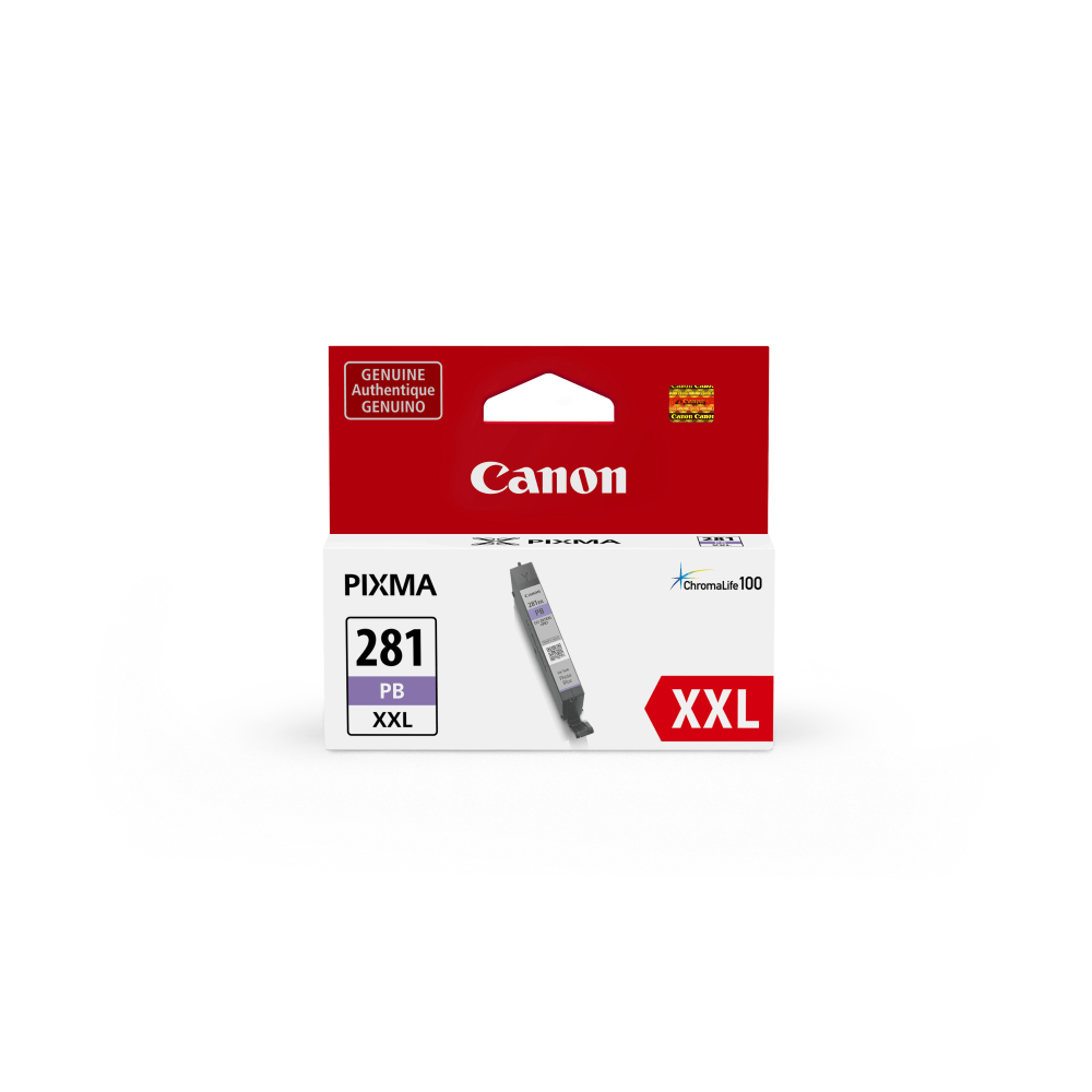 Canon® CLI-281 ChromaLife 100+ Photo Blue Extra-High-Yield Ink