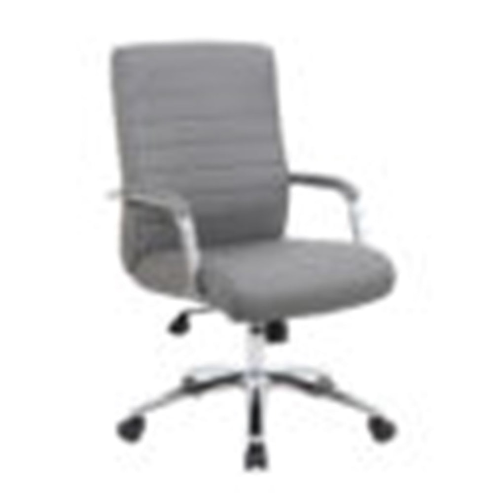 Boss Office Products Modern Vinyl High-Back Conference Executive
