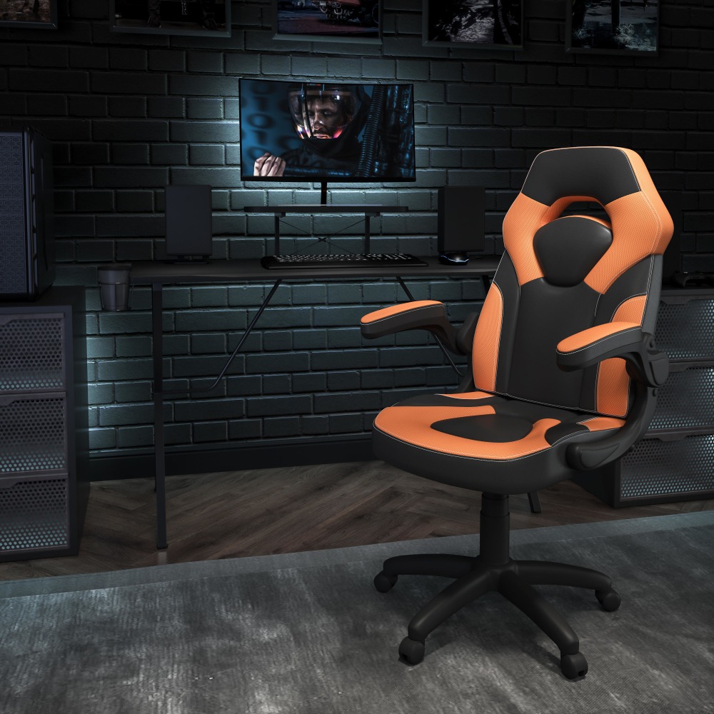 Flash Furniture Gaming Desk And Racing Chair Set