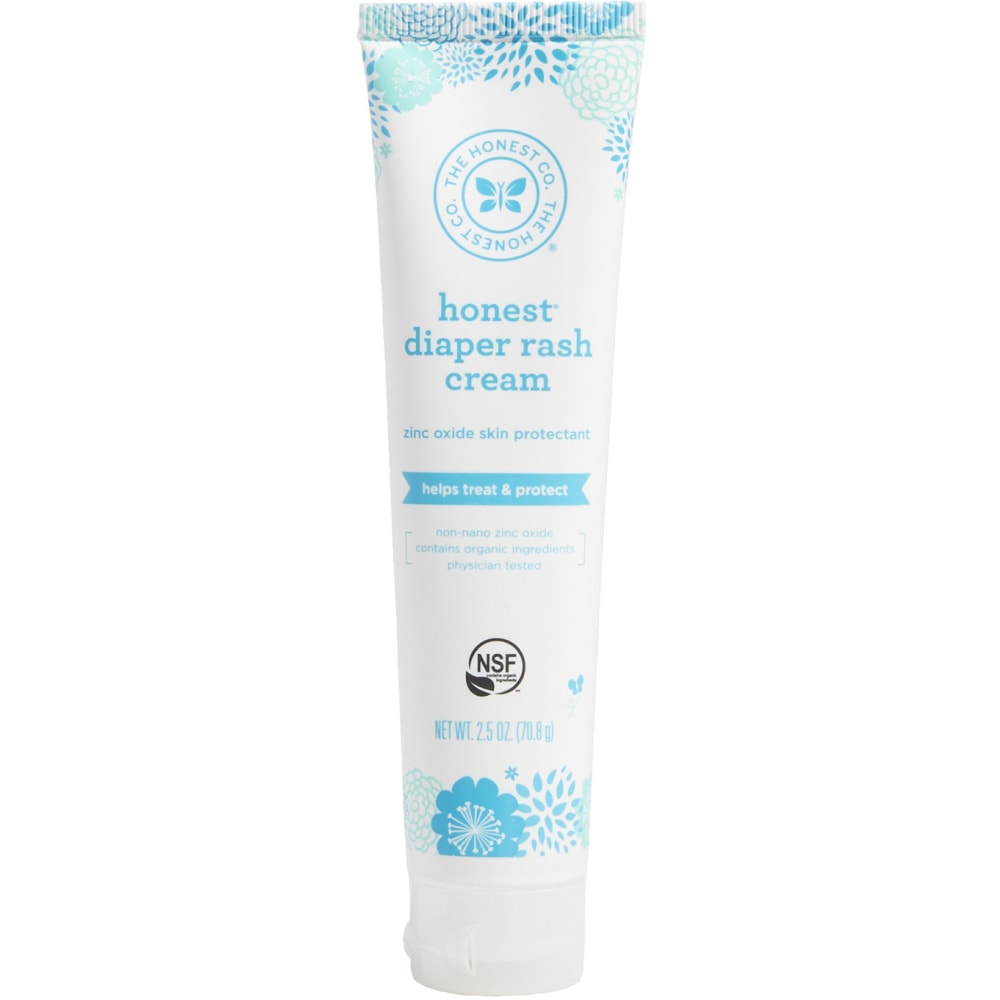 The Honest Company Unscented Diaper Rash Cream, 2.5