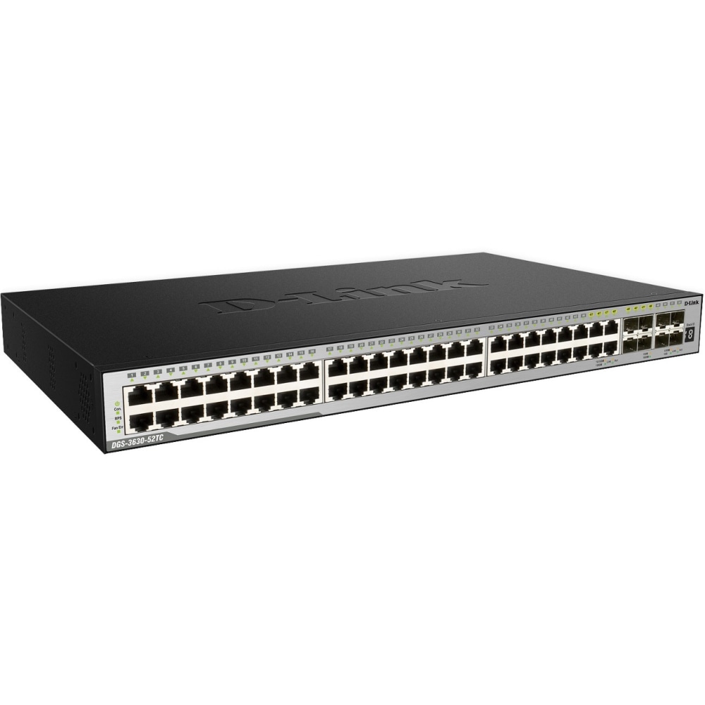 D-Link DGS-3630-52PC/SI Layer 3 Switch - 48 Ports