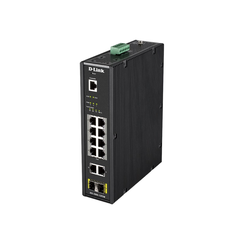 D-Link® Gigabit Smart Managed Industrial 12-Port PoE Switch