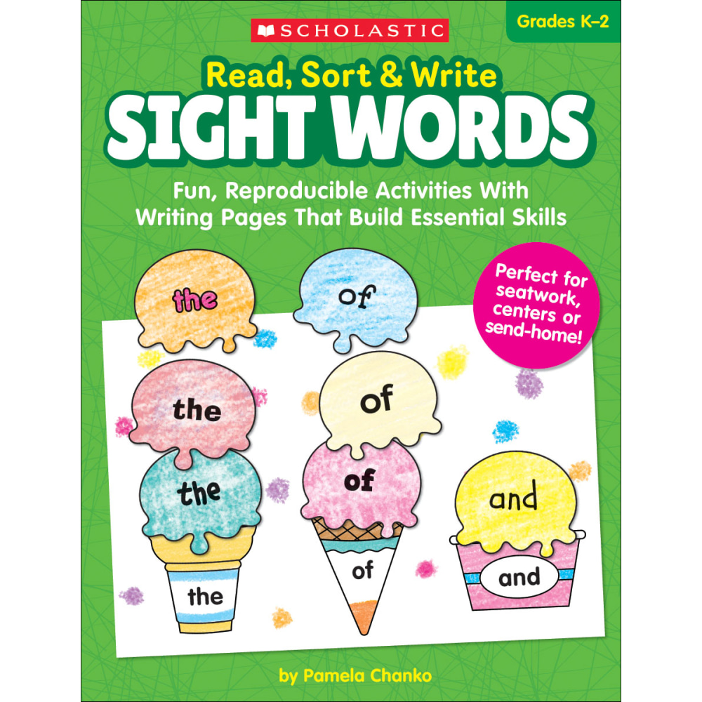 Scholastic® Read, Sort & Write: Sight Words Book,