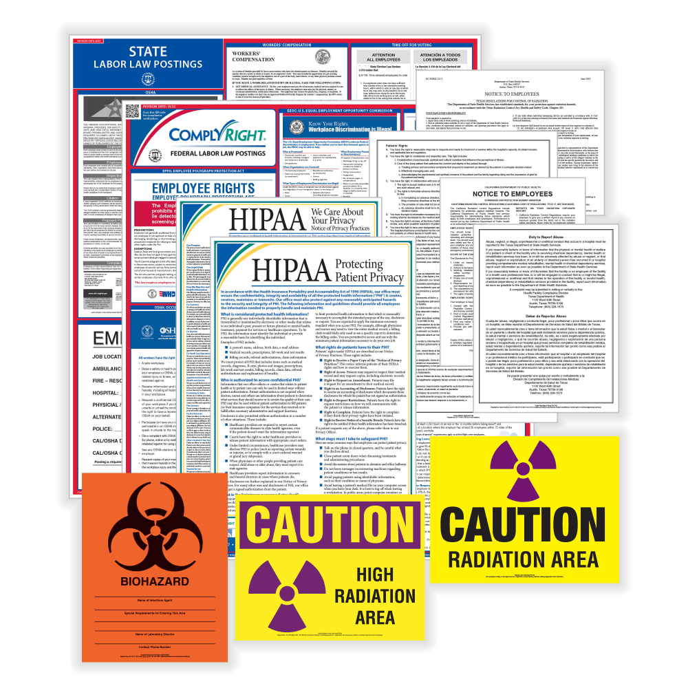 ComplyRight™ Healthcare Federal And State Labor Law Poster